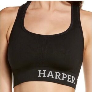 Harper Wilde Move Racerback Sports Bra S Black